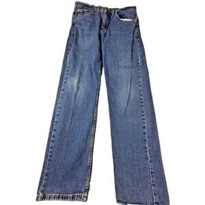 Levis Men's Jeans 34x32 Straight Leg Blue Denim Medium Wash Classic Fit